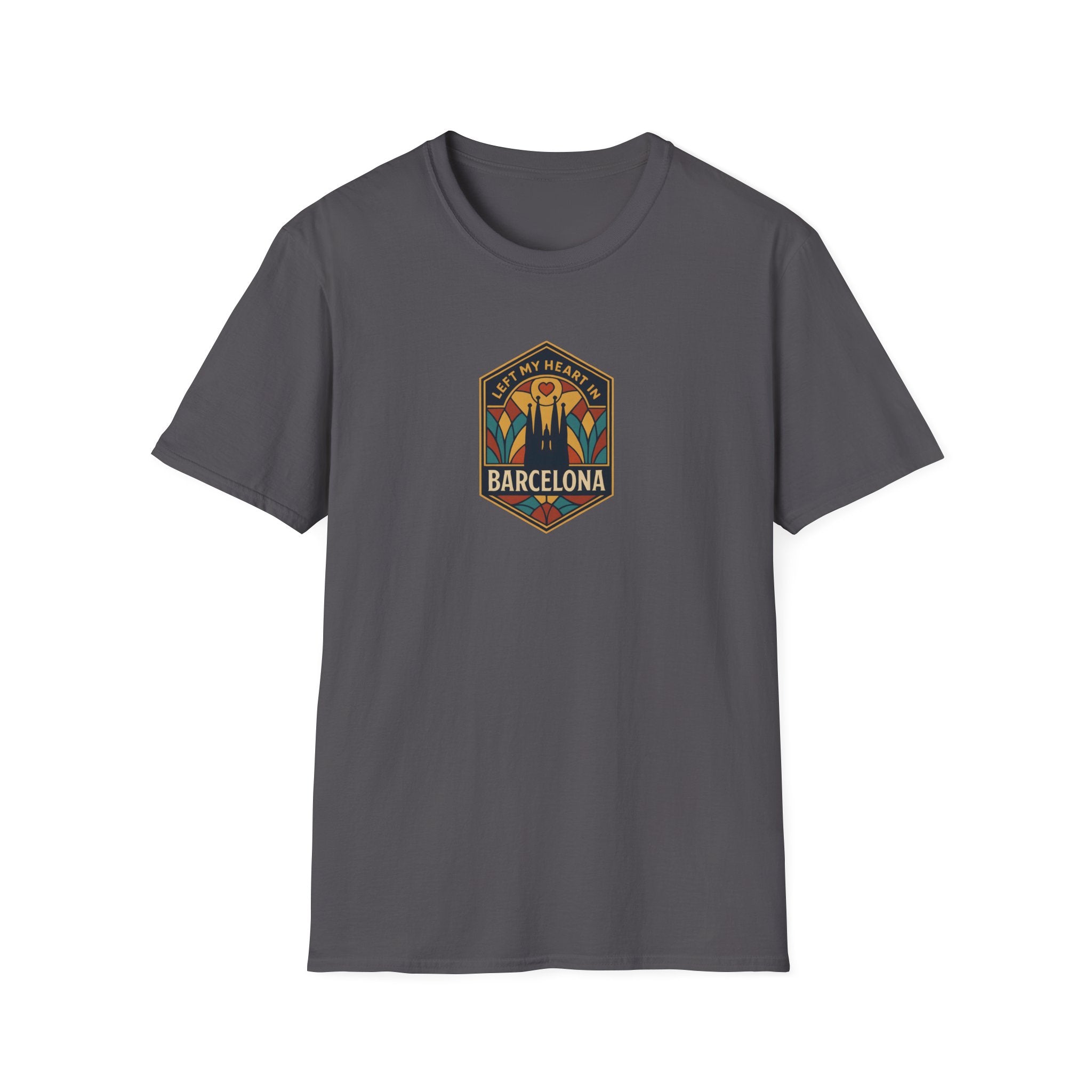 Barcelona Heart Badge T-Shirt