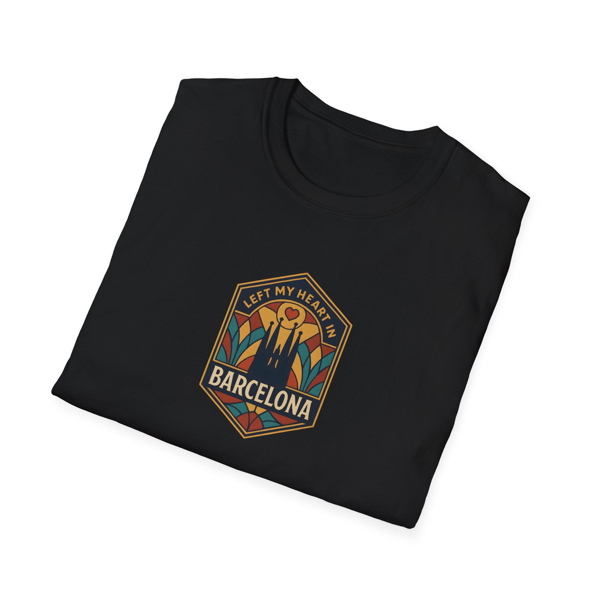 Barcelona Heart Badge T-Shirt